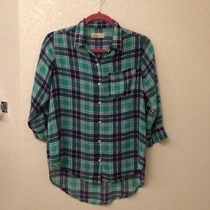 Hollister Plaid Shirt